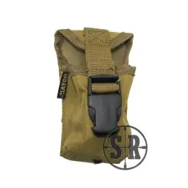 Tasca utility con clip Tan