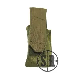 Tasca utility/portagranata con chiusura a strappo Verde