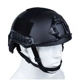 Elmo da softair nero modello fast system (royal)