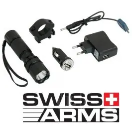 Torcia ricaricabile luce bian 100lx