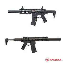 Fucile M4 Ris Short Ares Amoeba nero (AR-AM14B)