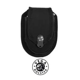 Porta manette tipo hyatt/francia in cordura termo-formata Nero Vega Holster (2FP24N)