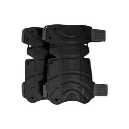 Ginocchiere stampate in polimero ultraflessibili Nero Vega Holster (OE25N)