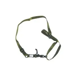 Cinghia con mochettoni in metallo VERDE exagon