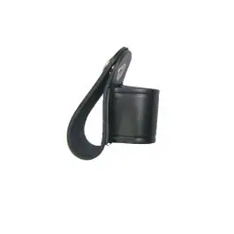Porta torcia in cuoio diametro 2,5 cm Nero Vega Holster (1V33N)