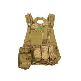Gilet tattico mimetico 5 tasche exagon