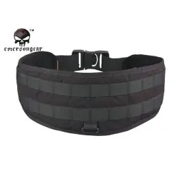 Cinturone Tattico modulare con inserti molle Nero