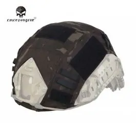 Copri elmetto tactical NERO per fast pj
