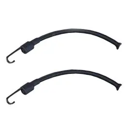 Coppia elastici per elmetto Fast NERO