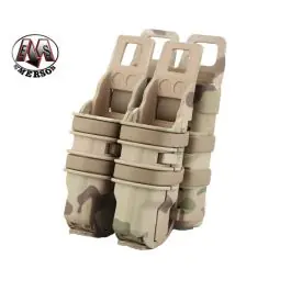 Porta caricatore per M16 + car pistola fast MULTICAM
