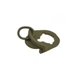 Anello in metallo con gancio per cinghia big dragon tan