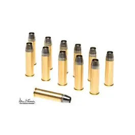 12 Bossoli per piombini per revolver Dan Wesson cal. 4,5