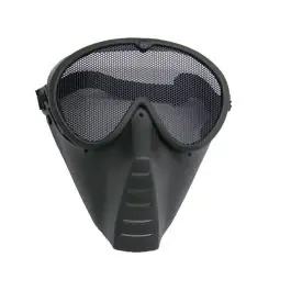 Maschera Protezione Occhi Viso Nera Royal