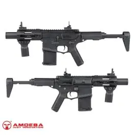 Fucile M4 Stubby silenziato nero Ares Amoeba (AR-AM15B)