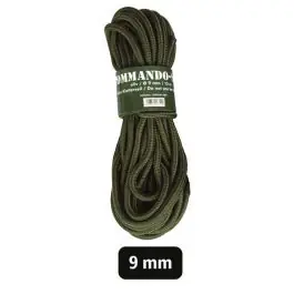 Rotolo Paracord 15 Metri Verde 9mm
