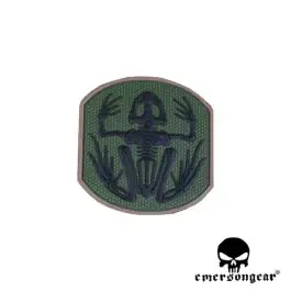 Patch in PVC Skeleton Frog Ver.2 Verde/Nera Emerson Gear