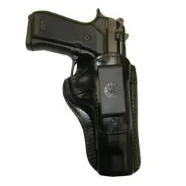 Fondina in cuoio sformata per Beretta 92/98 Nero Vega Holster (IH/100N)