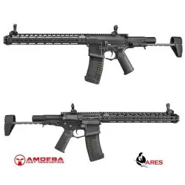 M4 AMOEBA OCTARMS 13‘5 Badger Assault Rifle nero ARES (AR-AM16B)