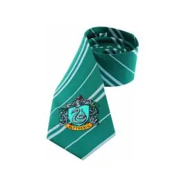 Cravatta Slytherin con stemma Serpe Verde dal film Harry Potter