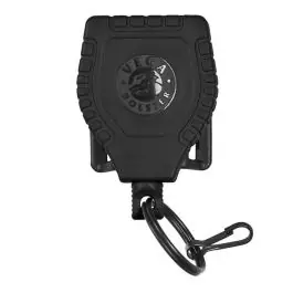 Portachiavi/correggiolo retrattile Nero Vega Holster (8V31)