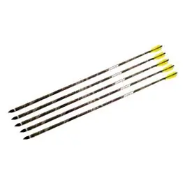 5 FRECCE IN CARBONIO 30"" DIAMETRO 7,5MM 21GR NERE