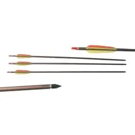 3 FRECCE IN ALLUMINIO DA 30 DIAMETRO 8MM 31GR MARRONI