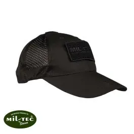 Berretto con rete NET Black Mil-tec