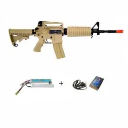 Fucile M4A1 CM16 Carbine G&G TAN con batteria e caricabatterie