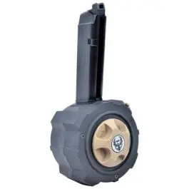 Drum Magazine a tamburo per Glock G17 e G18 Green Gas