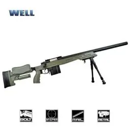 Fucile cecchino Sniper Elite MB4413 verde con bipiede - Well