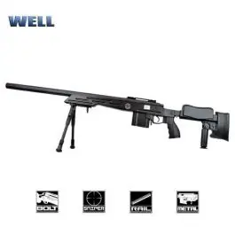 Fucile cecchino sniper Elite MB4413 nero con bipiede - Well