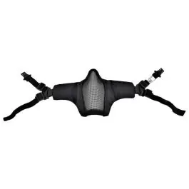 Maschera Protettiva Mezzo Viso Nera Adattabile agli Elmetti Fast WO-MA45B