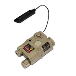 An-peq 15 - portabatteria con laser e cavo remoto Tan G&G
