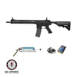Fucile elettrico CM15 KR-LPR 13"" Black CAR+BATTERIE G&G