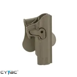 Fondina rigida professionale Tan per COLT 1911-5"" Girsan 1911 MC - CYTAC
