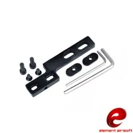 Attacco a 4 lati per torce nero - Element (EL-EX275B)