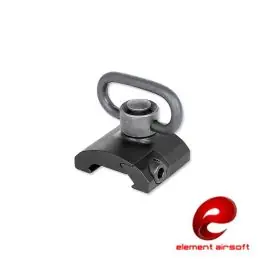 Supporto nero con anello per cinghia (EL-EX250B)