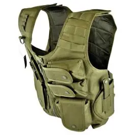 Gilet tattico VERDE 7 tasche più una posteriore