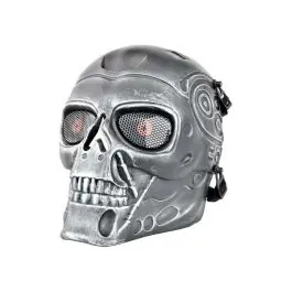 Maschera Tattica Regolabile Terminator Grigio (WO-MA90BS)