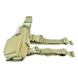Fondina tattica cosciale destra in cordura Tan Exagon (WO-GB11T)