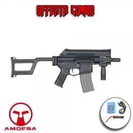 Fucile Elettrico M4 AM-001 Nero Amoeba Ares Offerta Combo Completo