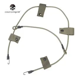 Set Cavi Elestici per elmetto multifunzione Foliage Green Emerson (EM8824B)