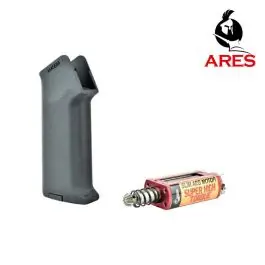 Kit motore Slim Super High Torque Albero Lungo con impugnatura Slim Grip Black M4/M16 Amoeba Ares (AR-PGM6-B)