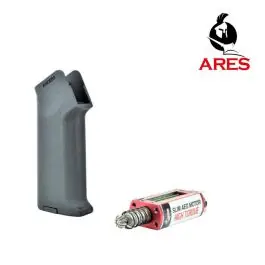 Kit motore Slim Super High Torque Albero Lungo con impugnatura Slim Grip Tan M4/M16 Amoeba Ares (AR-PGM3-B)