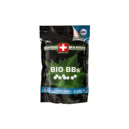 Pallini biodegradabili 6mm per softair 0.30 grammi busta 1 kg Swiss Arms (KA-BB-07-WH)