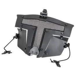 MASCHERA SPARTAN PER ELMETTI FAST NERA