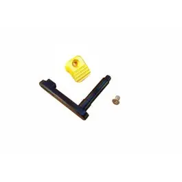 Sgancio caricatore CNC -A GIALLO per M4/AR15 RETROARMS 7045