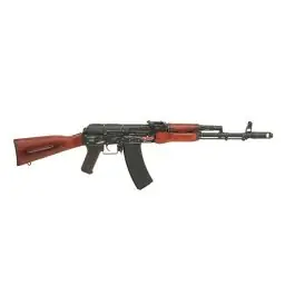 FUCILE ELETTRICO ASK201 AK74 REAL WOOD BLOWBACK KIMODE APS