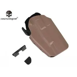 Fondina Rigida Universale Tan GLS PRO-FIT da cintura EMERSON (EM6284A)