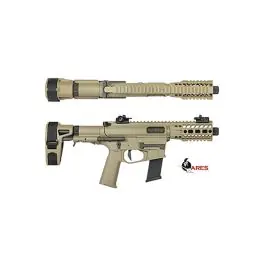 Fucile elettrico M4 45 Pistol S-CLASS S Desert - Ares Amoeba (AR-M45-ST)